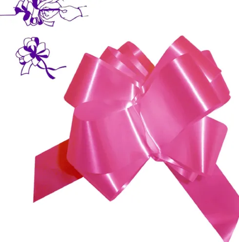 Lazo Automático Cinta Fucsia 30MM
