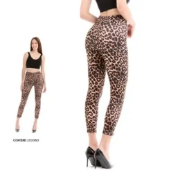 Legging Estampado Leopardo Adulto