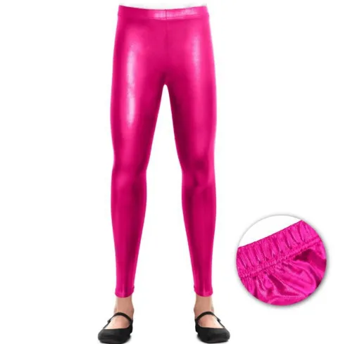 Legging Metalizado Fucsia Infantil