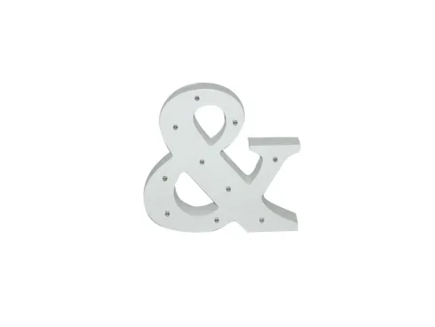 Letra Madera Blanca C/Leds – &