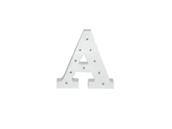 Letra Madera Blanca C/Leds – A