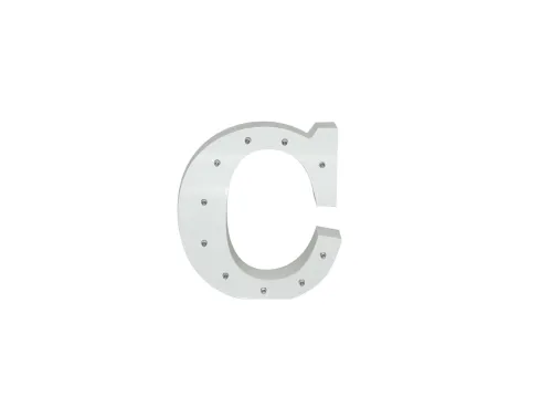 Letra Madera Blanca C/Leds – C