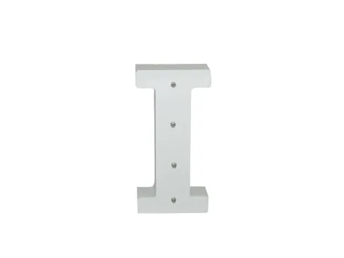 Letra Madera Blanca C/Leds – I