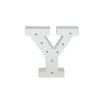 Letra Madera Blanca C/Leds – Y
