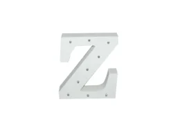 Letra Madera Blanca C/Leds – Z