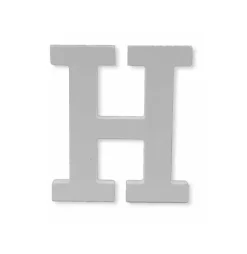 Letra Madera 11CM – H