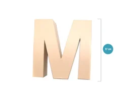 Letra Scrap Papel Grande – M