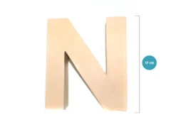 Letra Scrap Papel Grande – N