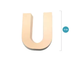 Letra Scrap Papel Grande – U