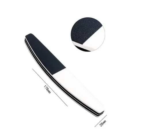 Lima de Uñas Negro/Blanco