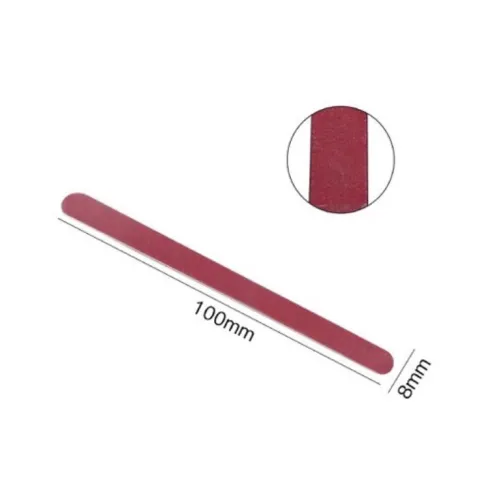 Lima Roja De Uñas 25pcs 8x100mm