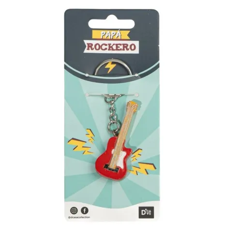 Llavero Papa Rockero 5cm