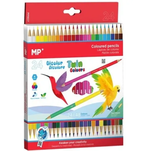 Lápices de Colores Bicolor 24u