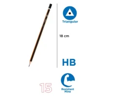 Lápices HB 15U