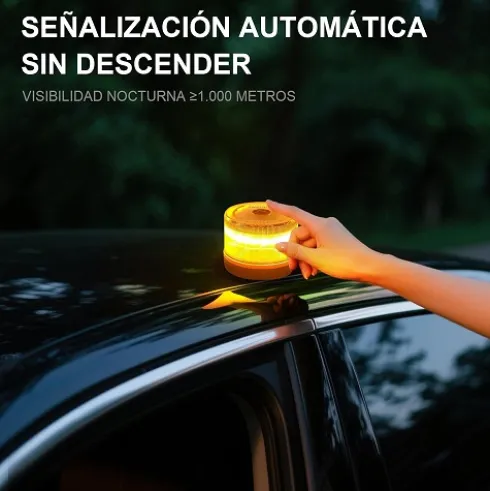 Luz de Emergencia V16 Homologada DGT 3.0 con Geolocalización