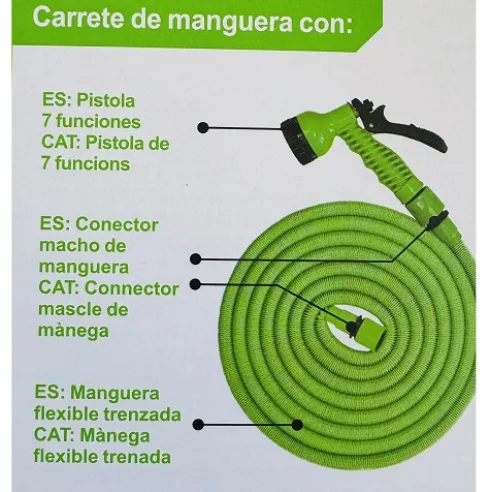 Manguera Extensible Con Pistola 30M