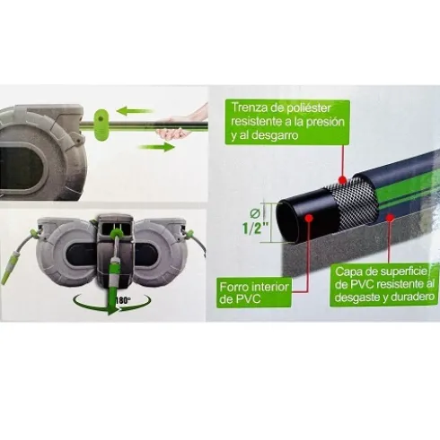 Manguera Tambor de Recogida Automática 20M