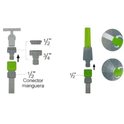 Manguera Tambor de Recogida Automática 20M