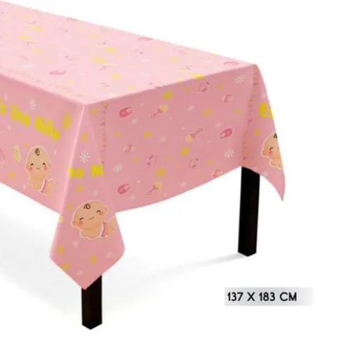 Mantel Estampado Bautizo Girl