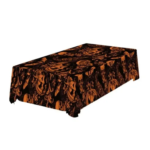 Mantel Plástico Calabazas Gótica 137x274cm