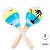 Maracas De Madera Tropical 20cm