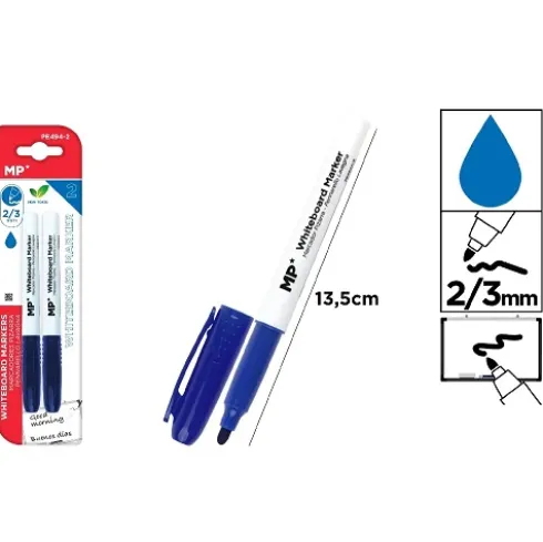 Marcador de Pizarra Azul 2u