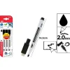 Marcador de Pizarra Borrador Negro 3u