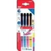 Marcador Fluorescente Doble Punta 4u