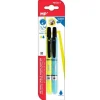 Marcador Fluorescente Retractil 2u