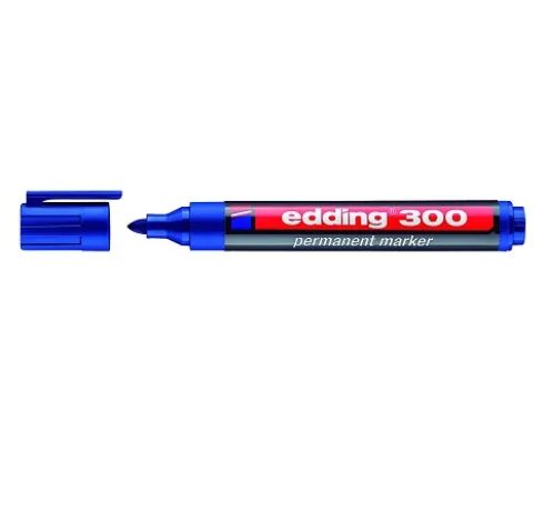 Marcador Permanente EDDING 300 Azul