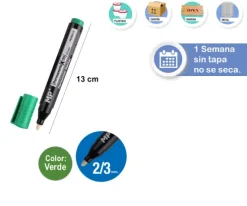 Marcador Permanente Verde