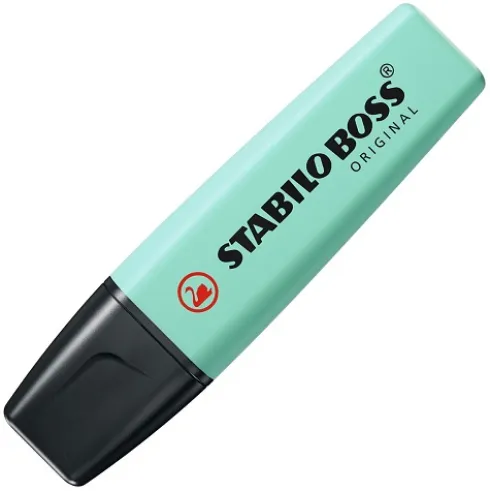 Marcador Stabilo Boss Pastel Turquesa