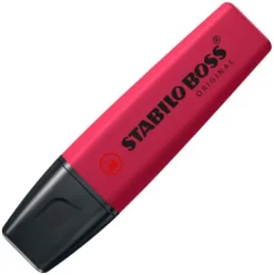 Marcador Stabilo Boss Rojo Borgoña