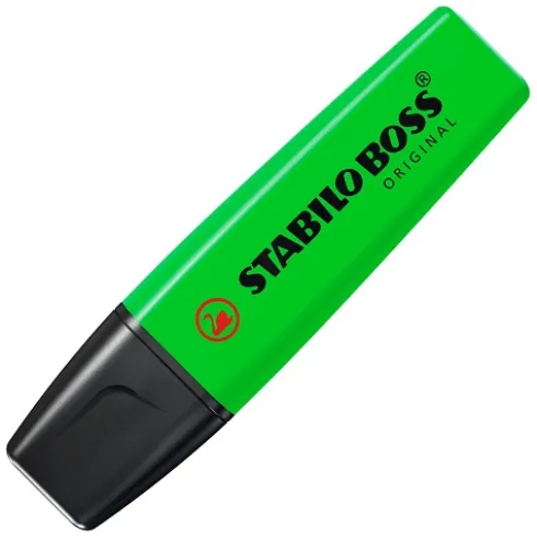 Marcador Stabilo Boss Verde