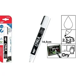 Marcador Tiza Liquida Limpieza Seco Blanco