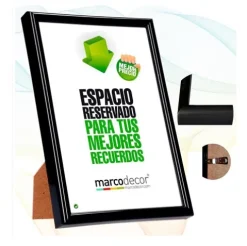 Marco Foto Perfil Diploma A4 Negro 21×29.7