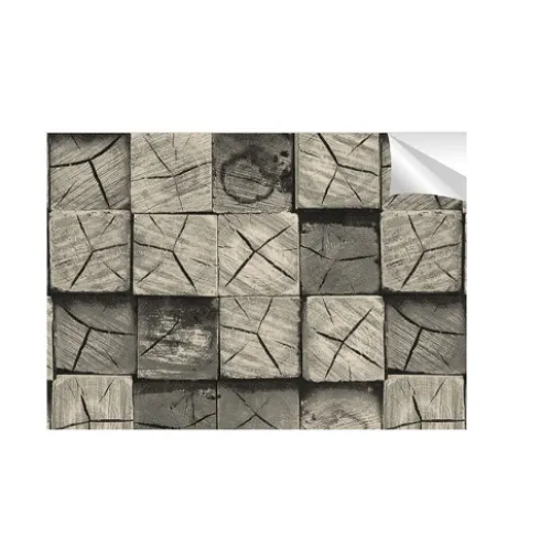 Minirollo Papel Adhesivo Madera 2M*45CM