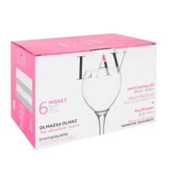 MISKET Copas Vino Tinto 365cc