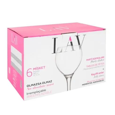 MISKET Copas Vino Tinto 365cc
