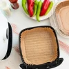 Molde Airfryer Papel Cuadrado 20x20x4,5cm 50U