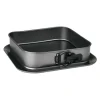 Molde Cuadrado Desmontable C/Bandeja 28cm