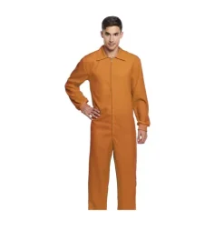 Mono Worker Naranja Adulto