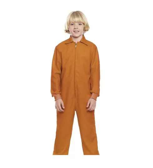 Mono Worker Naranja Infantil