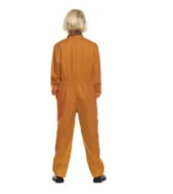 Mono Worker Naranja Infantil