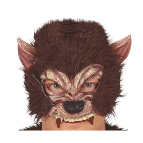 Máscara Hombre Lobo Con Pelo