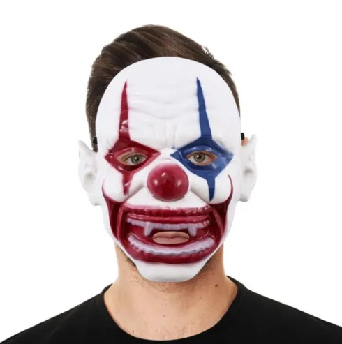 Máscara Joker Con Orejas Puntiagudas