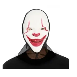 Máscara Plástico Payaso Asesino Tela
