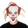 Máscara Plástico Payaso Pelo