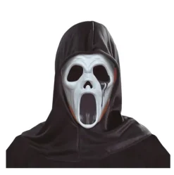 Máscara PVC Asesino Con Capucha