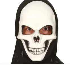 Máscara PVC Calavera Dead Con Capucha